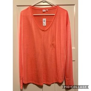 Peach Long Sleeved Top